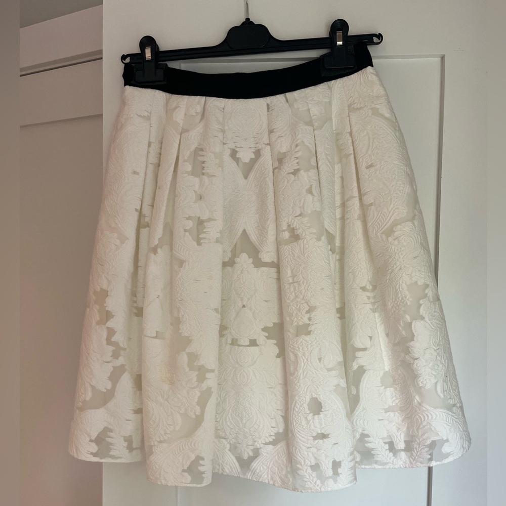 Ted Baker White Lace Skirt